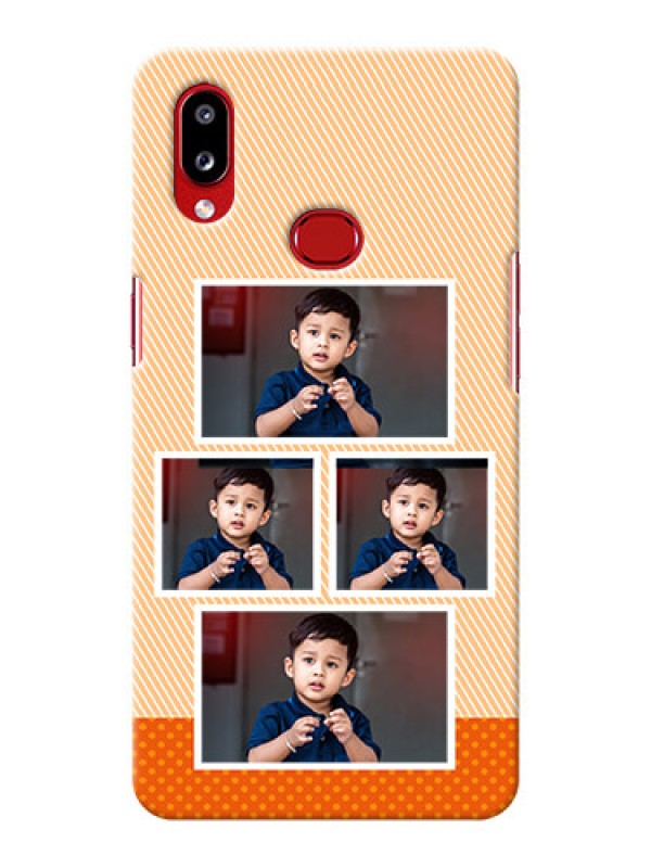 Custom Galaxy M01S Mobile Back Covers: Bulk Photos Upload Design