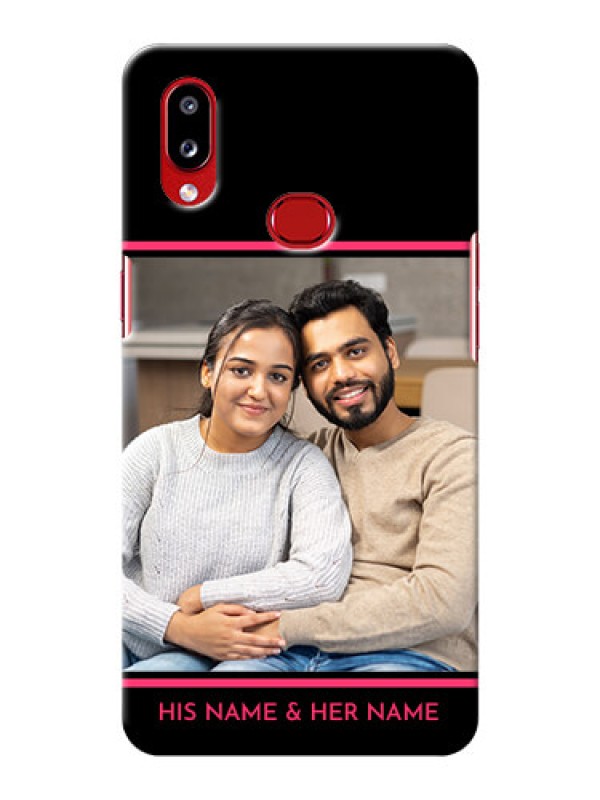 Custom Galaxy M01S Mobile Covers With Add Text Design