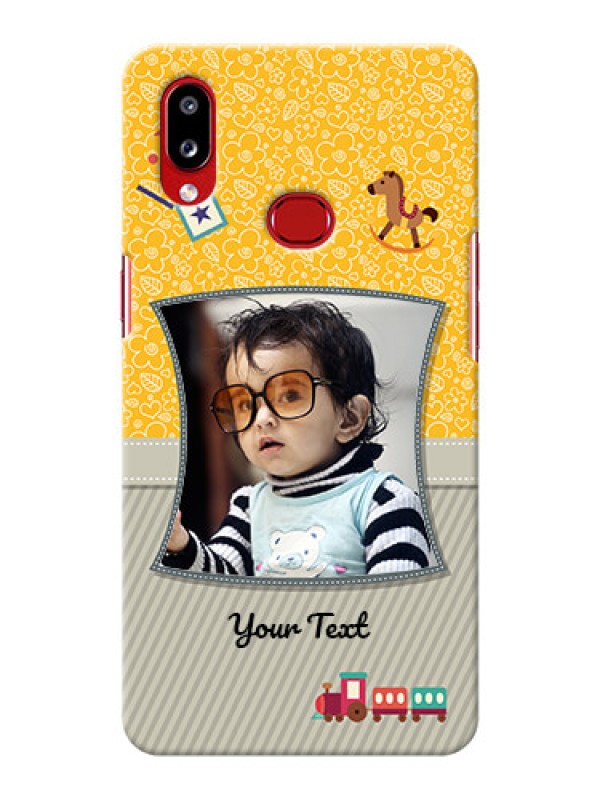 Custom Galaxy M01S Mobile Cases Online: Baby Picture Upload Design