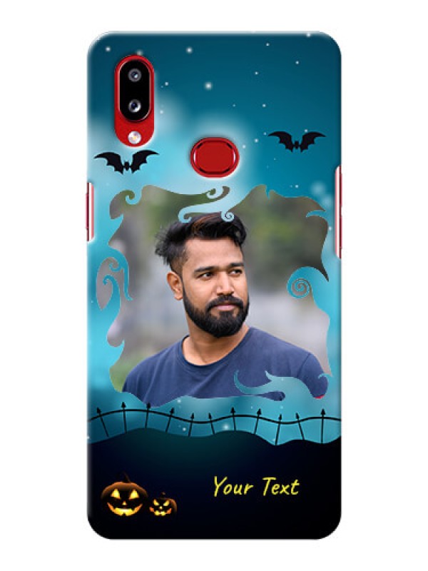 Custom Galaxy M01S Personalised Phone Cases: Halloween frame design