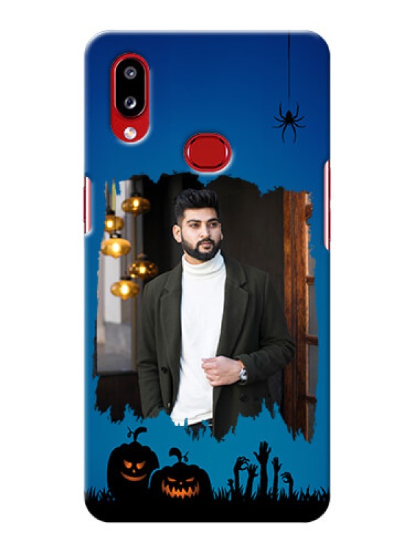 Custom Galaxy M01S mobile cases online with pro Halloween design 