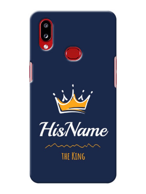 Custom Galaxy M01S King Phone Case with Name