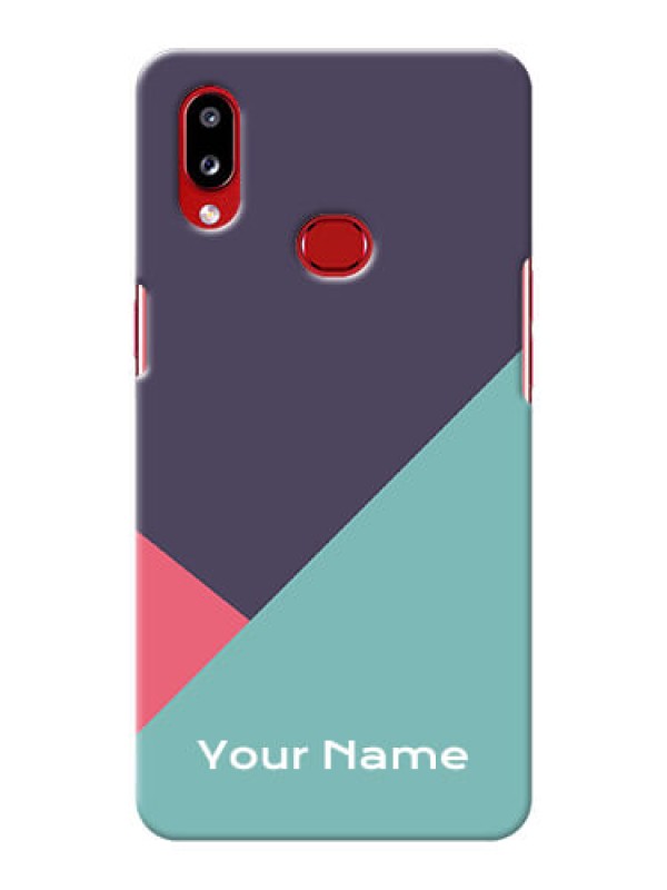 Custom Galaxy M01S Custom Phone Cases: Tri  Color abstract Design