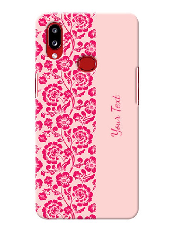 Custom Galaxy M01S Phone Back Covers: Attractive Floral Pattern Design