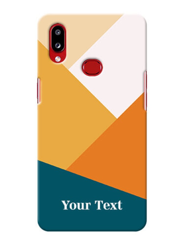Custom Galaxy M01S Custom Phone Cases: Stacked Multi-colour Design
