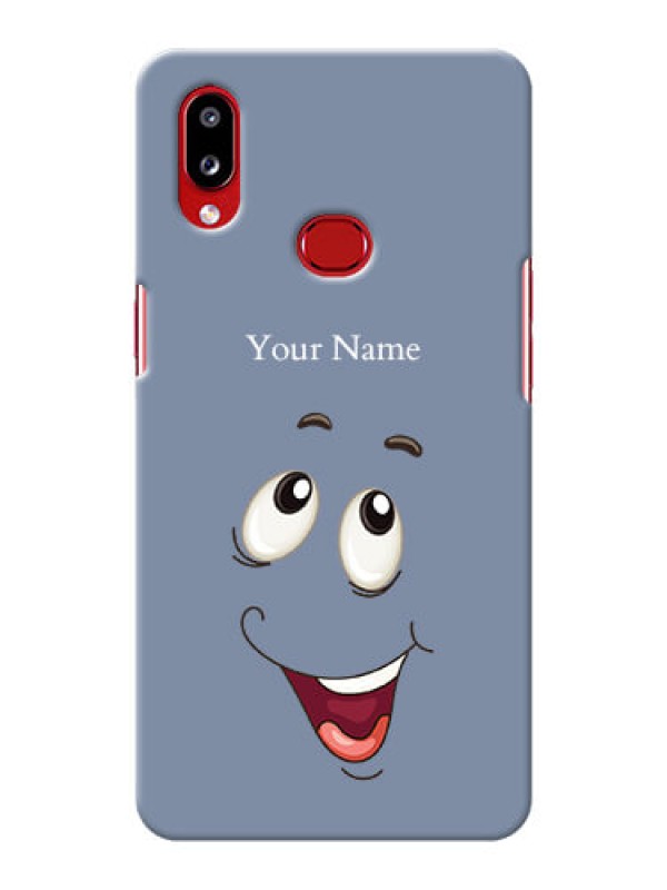 Custom Galaxy M01S Phone Back Covers: Laughing Cartoon Face Design
