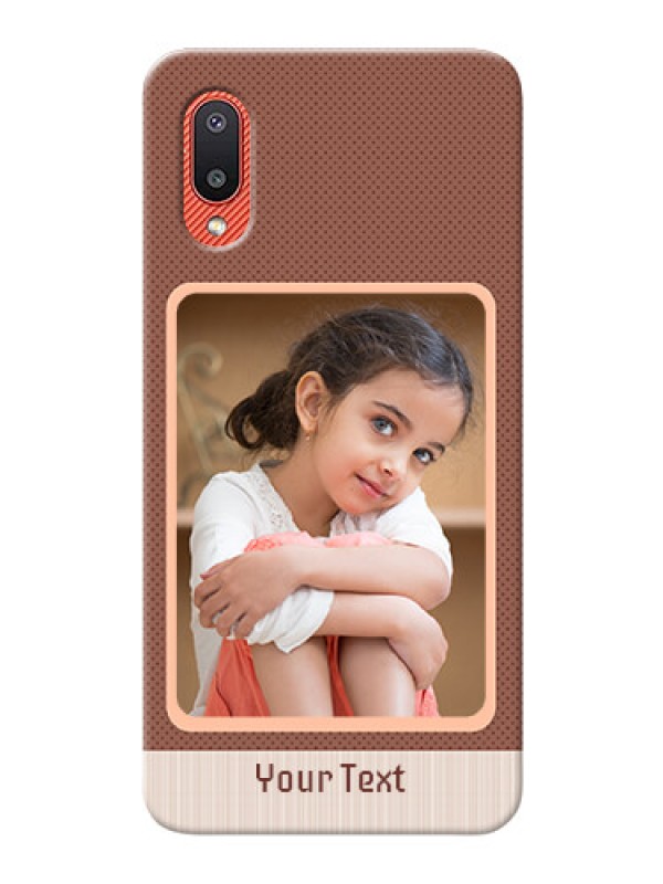 Custom Galaxy M02 Phone Covers: Simple Pic Upload Design