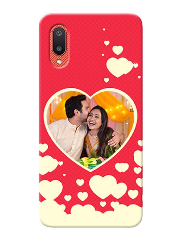 Custom Galaxy M02 Phone Cases: Love Symbols Phone Cover Design