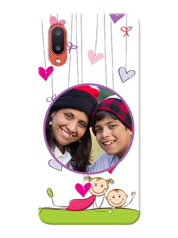 Custom Galaxy M02 Mobile Cases: Cute Kids Phone Case Design
