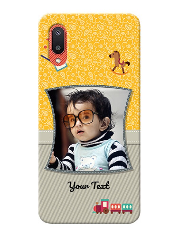 Custom Galaxy M02 Mobile Cases Online: Baby Picture Upload Design