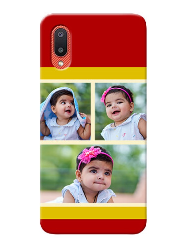 Custom Galaxy M02 mobile phone cases: Multiple Pic Upload Design