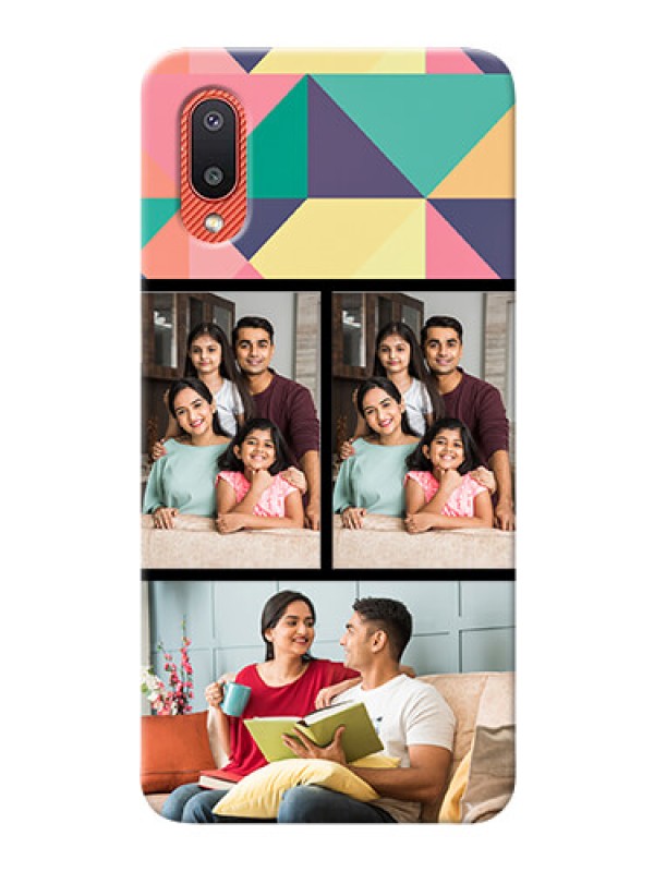 Custom Galaxy M02 personalised phone covers: Bulk Pic Upload Design