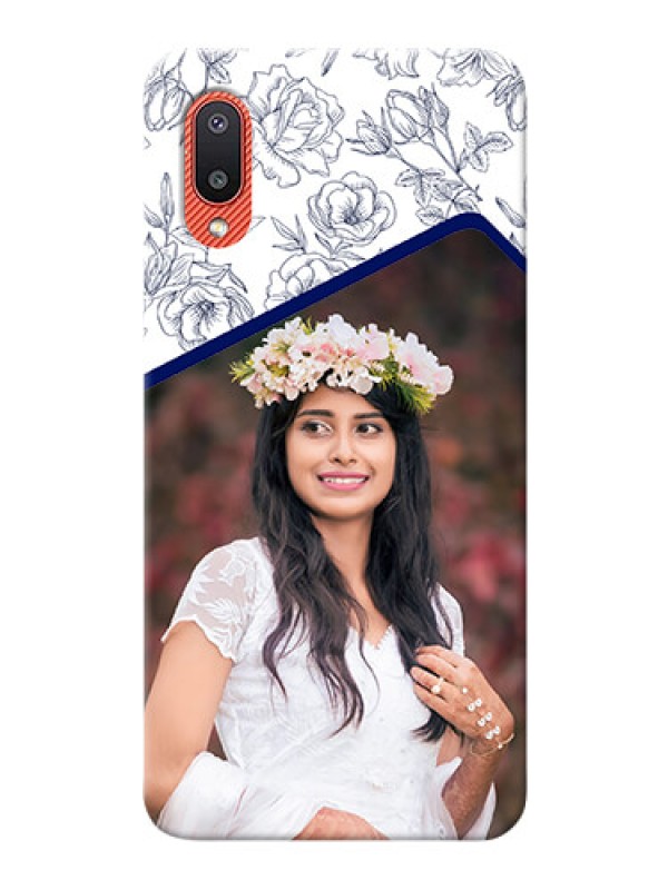 Custom Galaxy M02 Phone Cases: Premium Floral Design