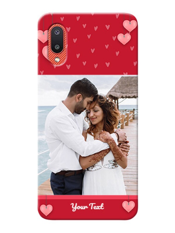 Custom Galaxy M02 Mobile Back Covers: Valentines Day Design
