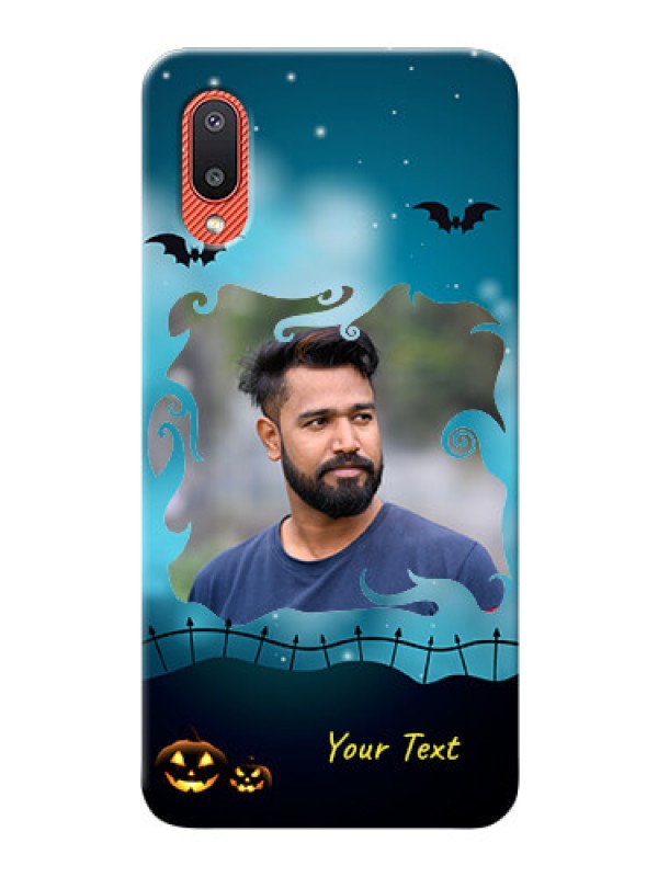 Custom Galaxy M02 Personalised Phone Cases: Halloween frame design