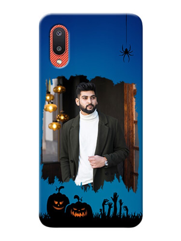 Custom Galaxy M02 mobile cases online with pro Halloween design 
