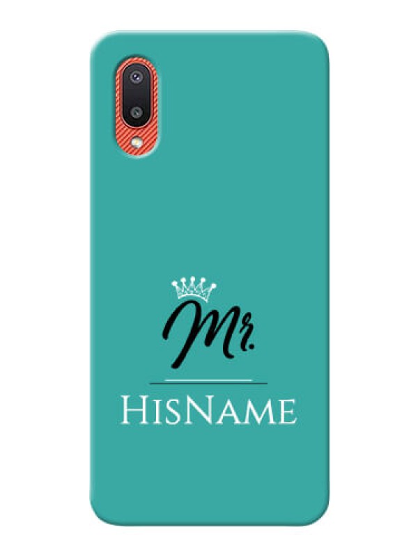 Custom Galaxy M02 Custom Phone Case Mr with Name