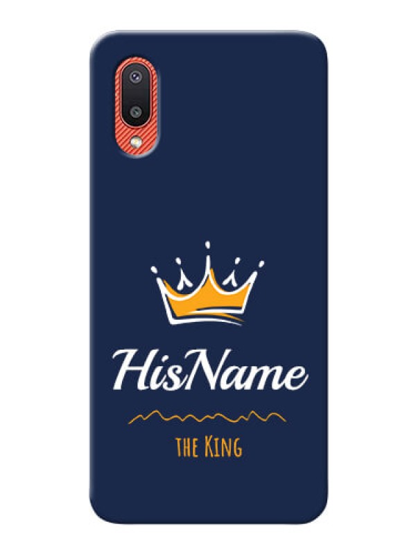 Custom Galaxy M02 King Phone Case with Name