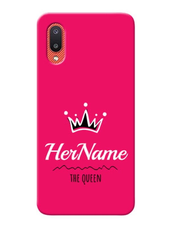 Custom Galaxy M02 Queen Phone Case with Name
