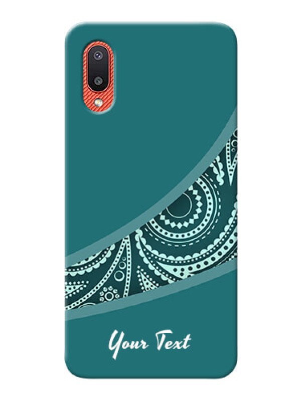 Custom Galaxy M02 Custom Phone Covers: semi visible floral Design