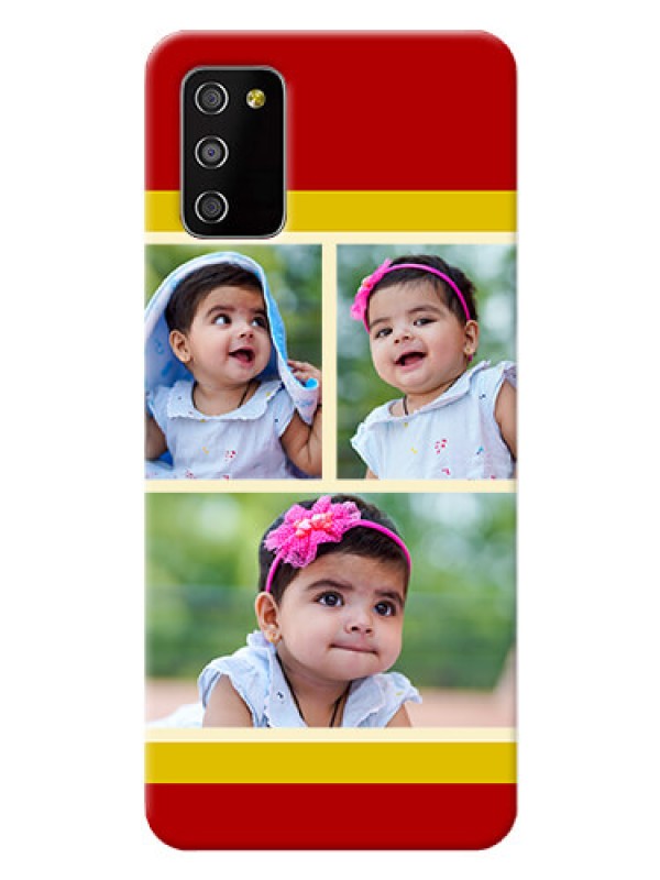 Custom Galaxy M02s mobile phone cases: Multiple Pic Upload Design