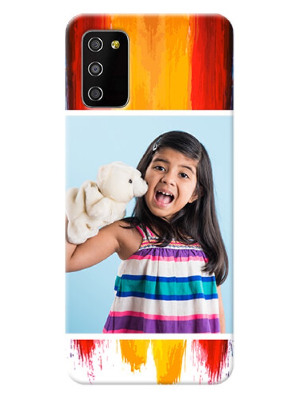 Custom Galaxy M02s custom phone covers: Multi Color Design