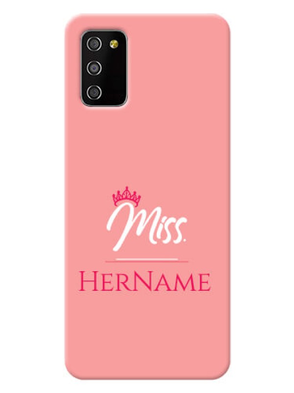 Custom Galaxy M02s Custom Phone Case Mrs with Name