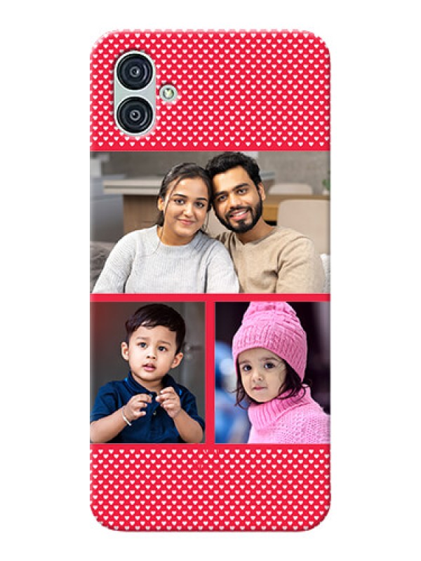 Custom Samsung Galaxy M04 mobile back covers online: Bulk Pic Upload Design