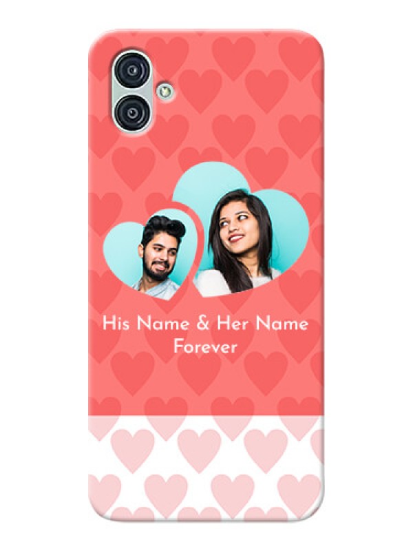 Custom Samsung Galaxy M04 personalized phone covers: Couple Pic Upload Design