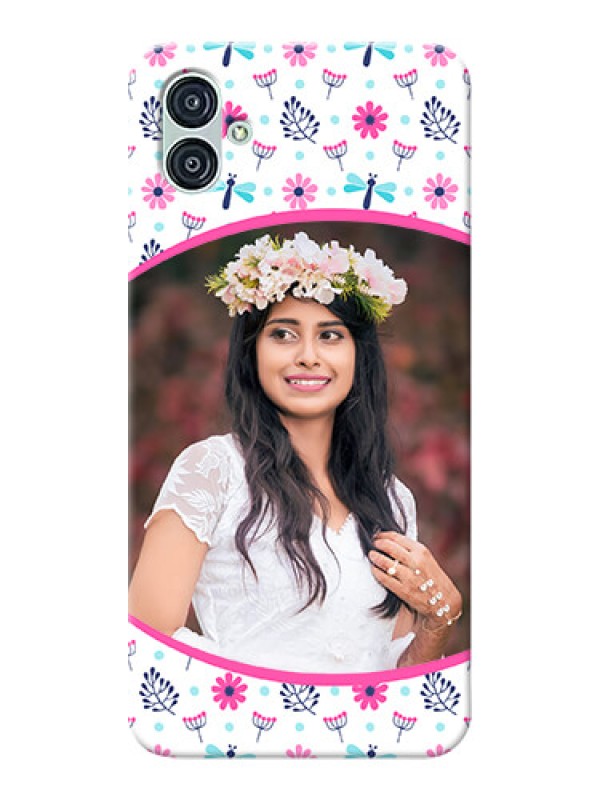 Custom Samsung Galaxy M04 Mobile Covers: Colorful Flower Design