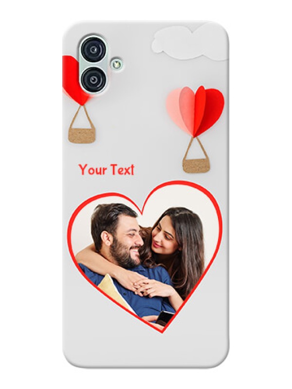 Custom Samsung Galaxy M04 Phone Covers: Parachute Love Design