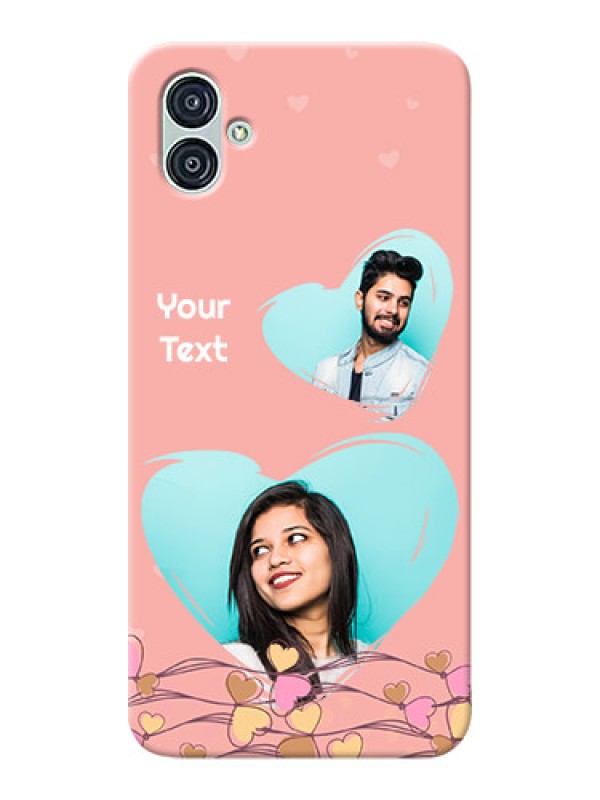 Custom Samsung Galaxy M04 customized phone cases: Love Doodle Design