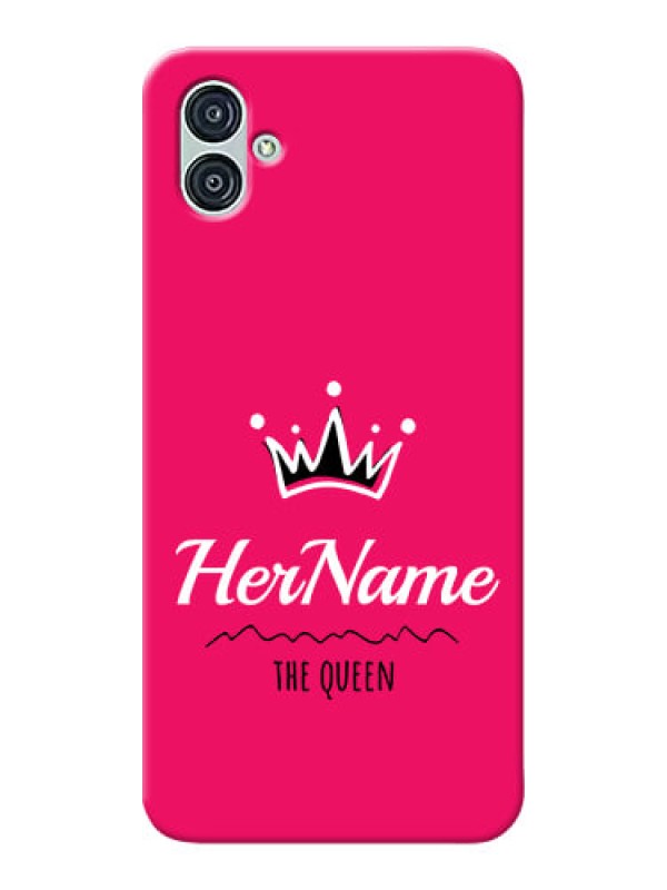 Custom Samsung Galaxy M04 Queen Phone Case with Name