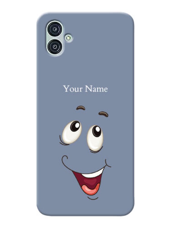 Custom Galaxy M04 Phone Back Covers: Laughing Cartoon Face Design