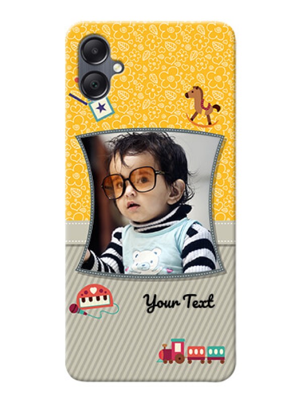 Custom Galaxy M05 Mobile Cases Online: Baby Picture Upload Design