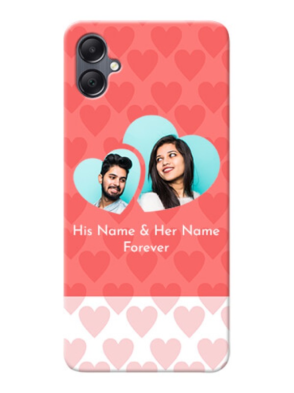 Custom Galaxy M05 personalized phone covers: Couple Pic Upload Design