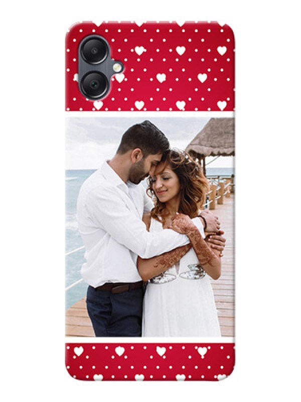 Custom Galaxy M05 custom back covers: Hearts Mobile Case Design