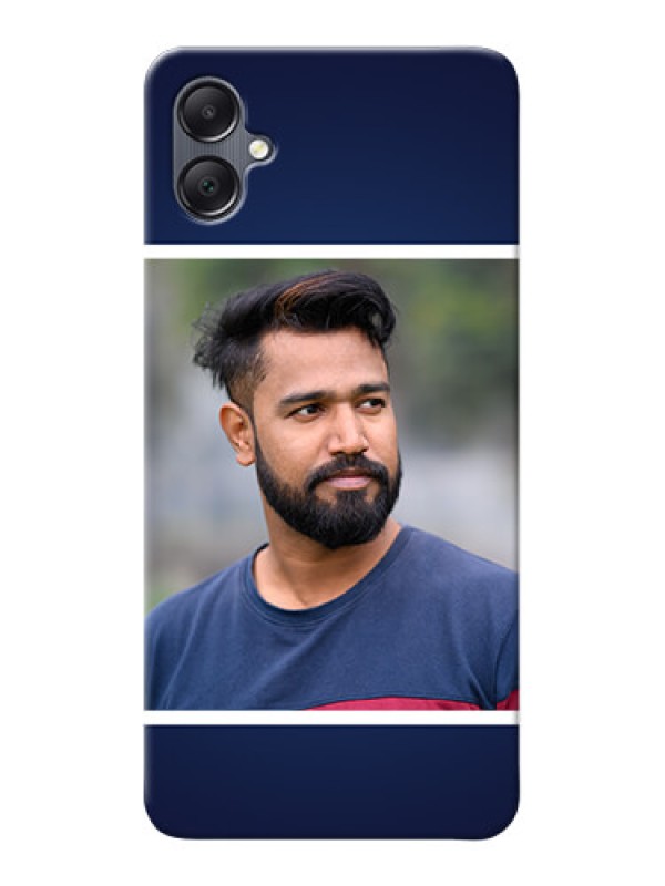 Custom Galaxy M05 Mobile Cases: Simple Royal Blue Design