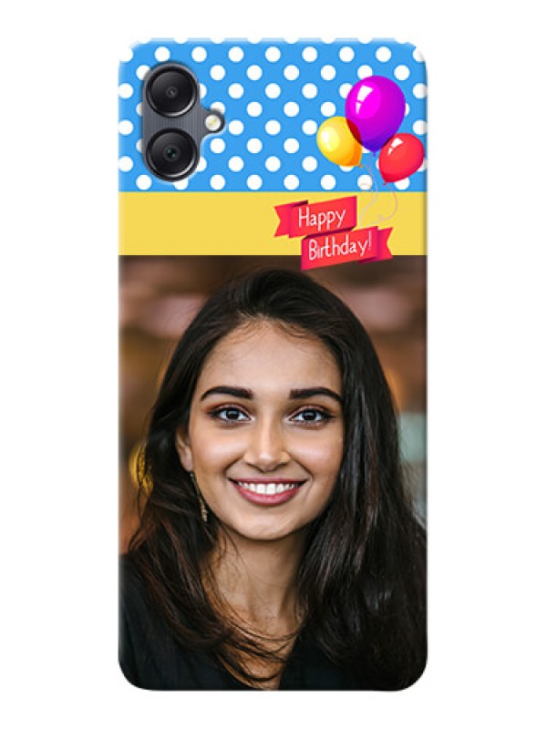 Custom Galaxy M05 custom mobile back covers: Happy Birthday Design