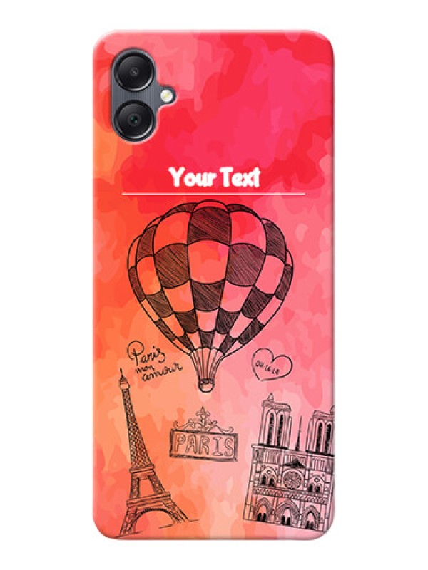 Custom Galaxy M05 Personalized Mobile Covers: Paris Theme Design