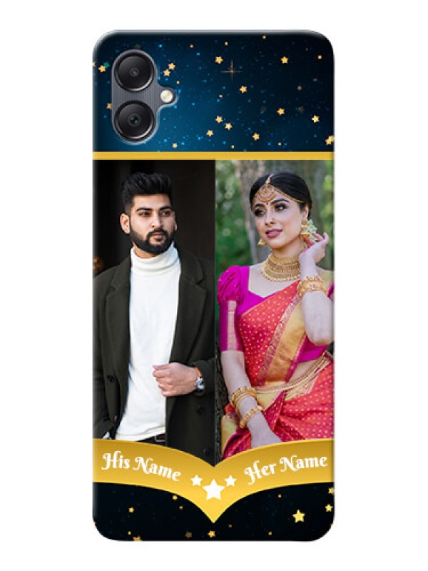 Custom Galaxy M05 Mobile Covers Online: Galaxy Stars Backdrop Design