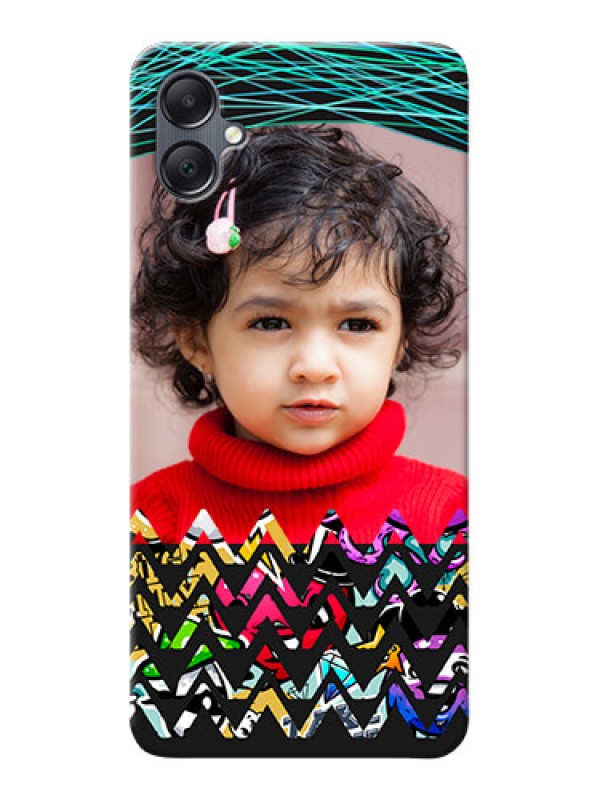 Custom Galaxy M05 personalized phone covers: Neon Abstract Design