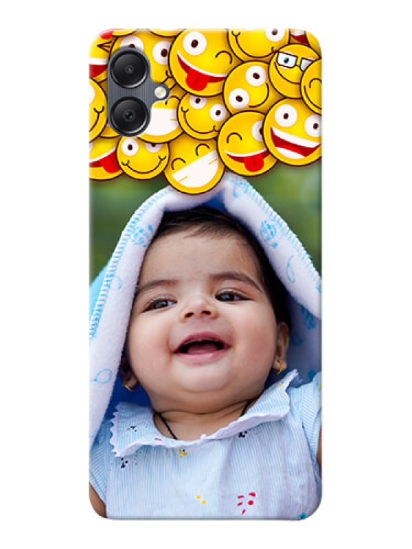 Custom Galaxy M05 Custom Phone Cases with Smiley Emoji Design