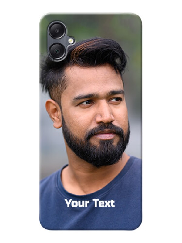 Custom Galaxy M05 Mobile Cover: Photo with Text