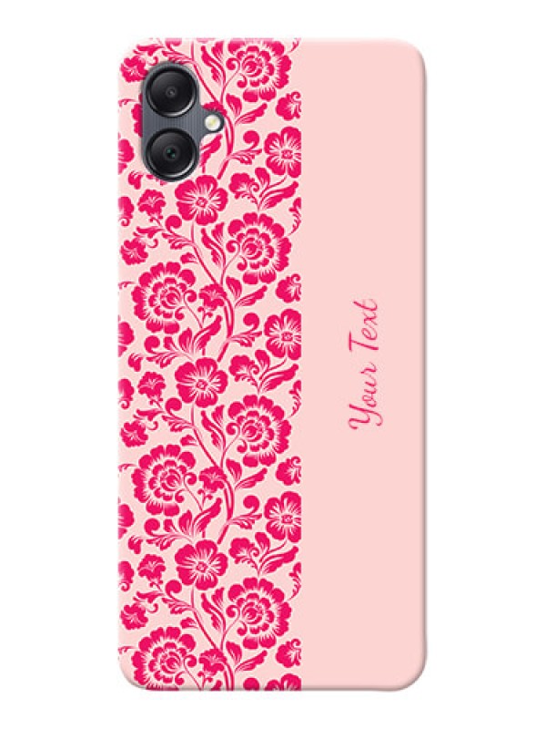 Custom Galaxy M05 Custom Phone Case with Attractive Floral Pattern Design
