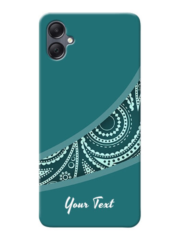 Custom Galaxy M05 Photo Printing on Case with semi visible floral Design