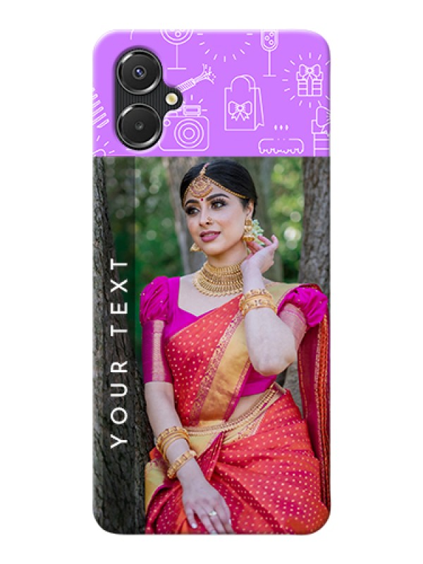 Custom Galaxy M06 Custom Hard Phone Case - Birthday Icons Design