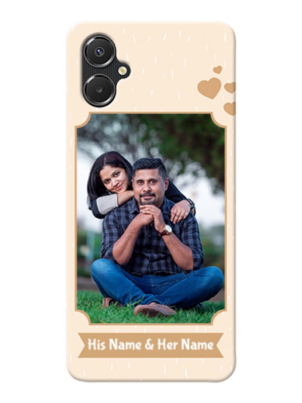 Custom Galaxy M06 Custom Hard Phone Case - With Confetti Love Design