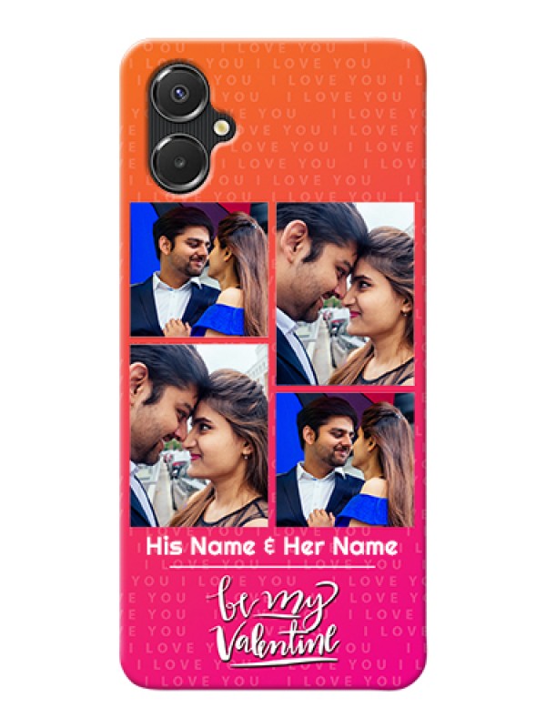 Custom Galaxy M06 Custom Hard Phone Case - I Love You Pink Design