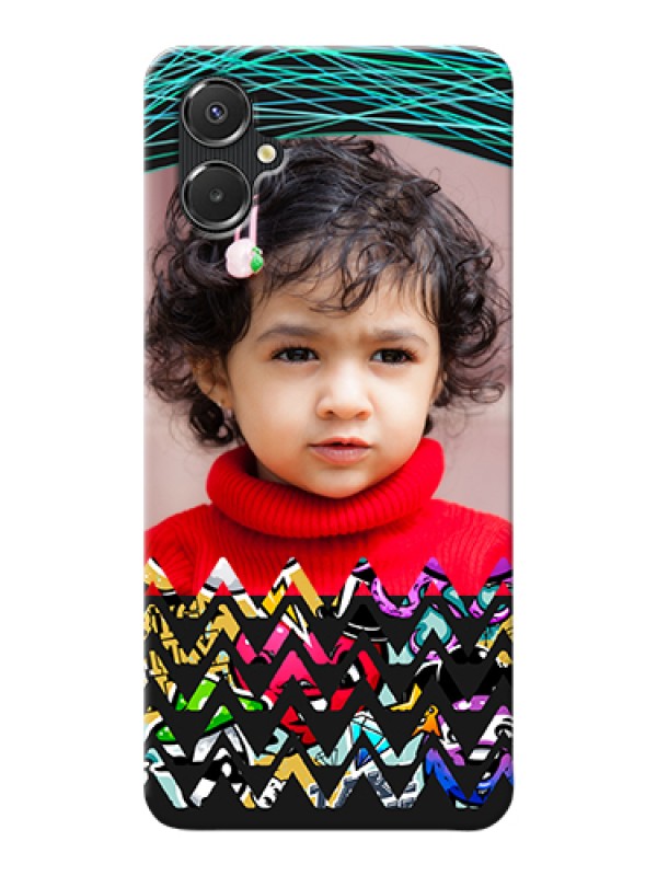 Custom Galaxy M06 Custom Hard Phone Case - Neon Abstract Design